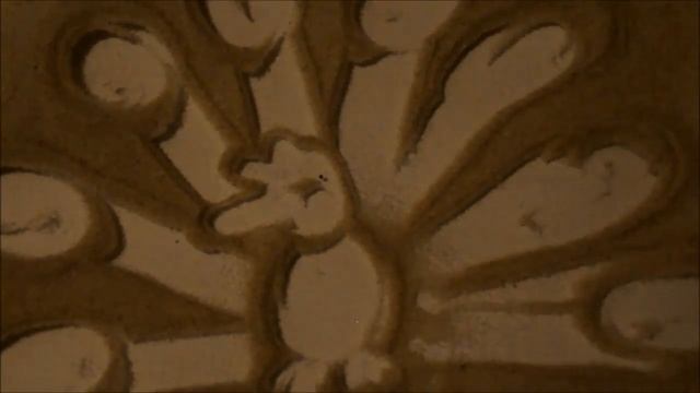рисование песком "Павлин" смотреть онлайн