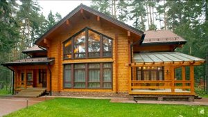 Дома из профилированного бруса: проекты коттеджей и домов из профилированного бруса под ключ, фото