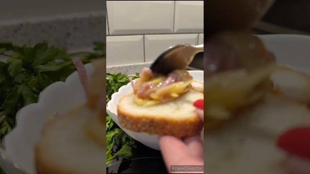 Горячие #бутерброды "Сытый муж"-простой рецепт