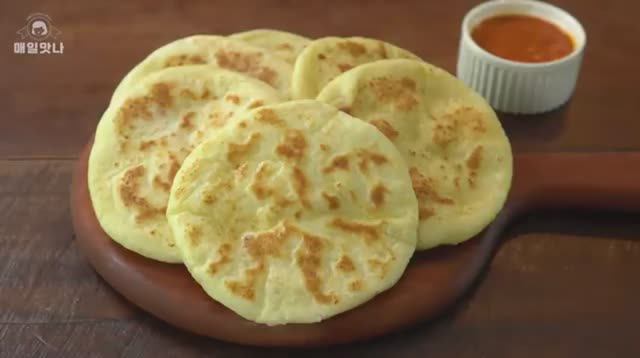 Картофельно-сырная лепешка Мягкая и пушистая