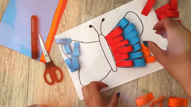 Поделки из бумаги своими руками - Бабочка смотреть онлайн