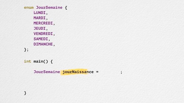 45 Le type énuméré смотреть онлайн