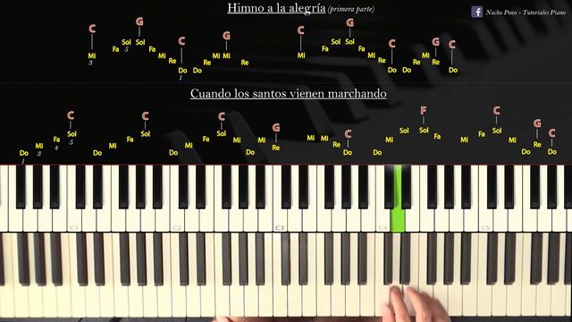 Clases de piano #5 - Melodía y acompañamiento (2 canciones fáciles) смотреть онлайн