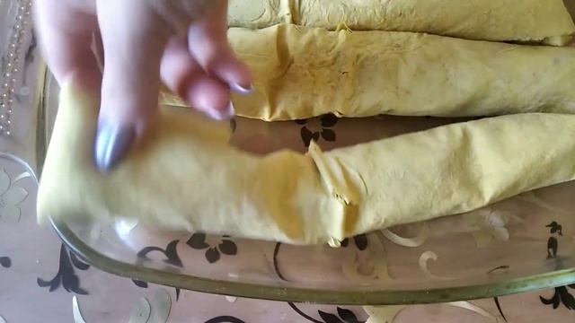 Ленивый мясной пирог из лаваша. смотреть онлайн