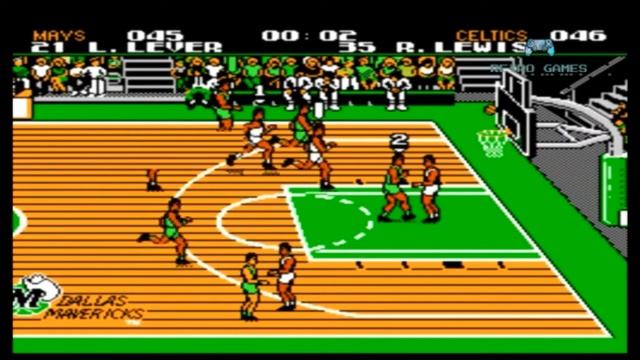 НБА. Баскетбол. Игра на денди. смотреть онлайн