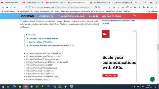Tutorial VirtualBox - Cara Install VirtualBox Guest Additions смотреть онлайн
