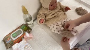 Переодевание двух реборнов 🍼🥹 наша пеленальная зона 🍼