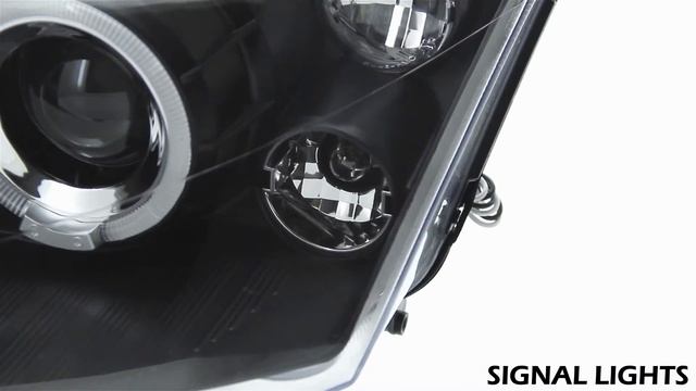 SPECDTUNING DEMO VIDEO: 2000-2004 FORD FOCUS LED PROJECTOR HEADLIGHTS смотреть онлайн