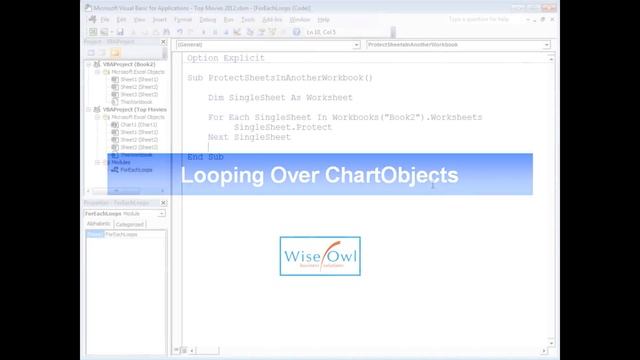 Excel VBA Introduction Part 17 - For Each Loops смотреть онлайн