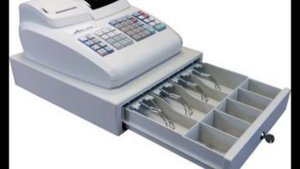 Звук кассового аппарата. The sound of a cash register.