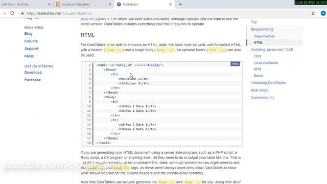 Tutorial Belajar Jquery - Datatables jQuery