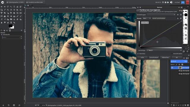 Schatten und Spitzlichter in Gimp 2.9.7 смотреть онлайн