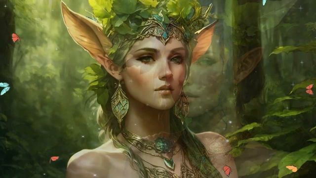 Эльфы и бабочки сны Умиротворяющая и расслабляющая музыка Эмоциональная нежная арфа