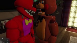 ФРЕДИ РАССТРОИЛСЯ А ЧИКА ВЛЮБИЛАСЬ В БАЛДИ! 5 ночей ФРЕДДИ ФНАФ ГТА 5 МОДЫ Анимация Эпизод #2342