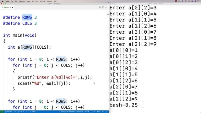 2D Array Basics | C Programming Tutorial