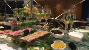 Al Hayat Hotel Sharjah buffet breakfast.