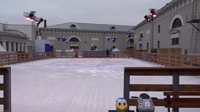 Снег и лед 2023 | Неуходящая Москва | Выставка ледяных скульптур в музее Москвы и каток смотреть онлайн