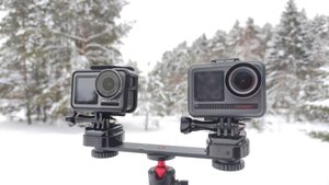 Гиперлапс Akaso Brave 8 и Dji Osmo Action