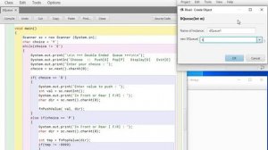 Java Concept of Stack & Queue - Program of Double Ended Queue