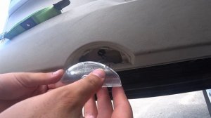 Проектор в двери вместо штатной подсветки (Pajero wagon)