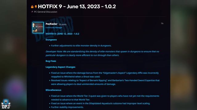 Diablo 4 - FANS ARE ANGRY!! - NEW PATCH - Big Update Effects All Dungeons XP & Loot Farms смотреть онлайн