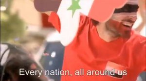 Nancy Ajram Ft  K naan   Waving Flag With lyrics Official Video