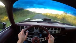 1973 Pontiac Firebird Trans Am 455 7.5 V8  - POV TEST DRIVE