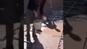 Красивый пол из полированного бетона