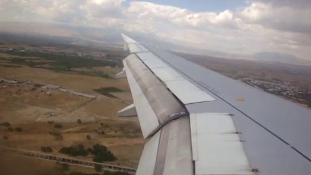 Armavia A319 Landing At Yerevan, Zvartnots Airport. смотреть онлайн