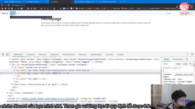 Ep16 | #05 | Thêm class active khi route hoạt động Vue.js - RHP Team
