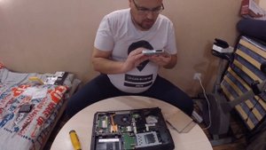 ЗАМЕНА DVD ROM на HDD НА НОУТБУКЕ ASUS.