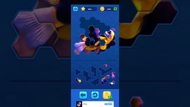 Hexa Jigsaw Puzzle Game's level 7 Underwater World mode