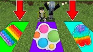 Выбери правильную яму ПОП ИТ или АМОНГ АС или СИМПЛ ДИМПЛ в МАЙНКРАФТ