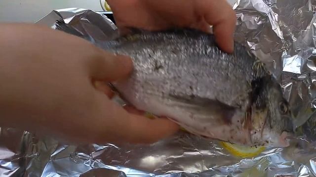 Как вкусно запечь рыбу ДОРАДО Как приготовить рыбу Рецепт нежной и очень сочной рыбы Еда Рецепты