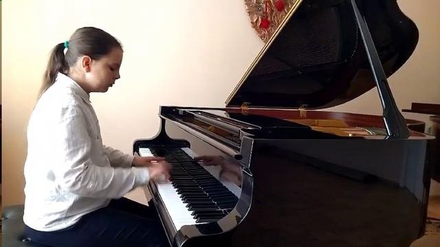 Маринцова Мария Юрьевна «Русская народная», композитор А.Н.Александров, фортепиано