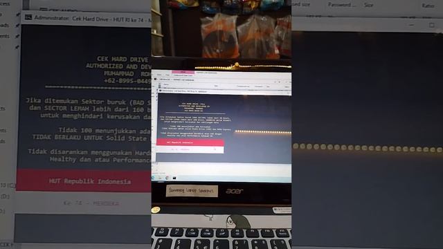 Test Acer Aspire One 756| Semarang Laptop Sparepart