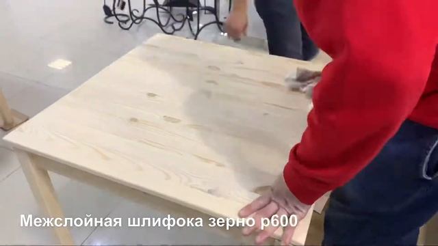 Нанесение масла Adler Legno Aqua-OL смотреть онлайн
