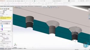 SOLIDWORKS Simulation - Bolt Connection