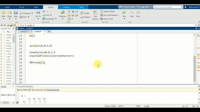 State-Space Observer Design and Simulation in MATLAB - Control Engineering Tutorial