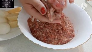 КОТЛЕТЫ с яйцом и сыром внутри.