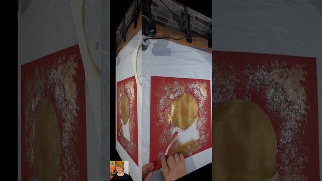 Рисование акрилом на цветной бумаге/Креативное рисование/Уроки рисования/Drawing with acrylic