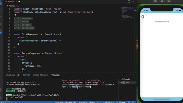 Basic concepts of Redux approach [React Native Tamil PART 16]