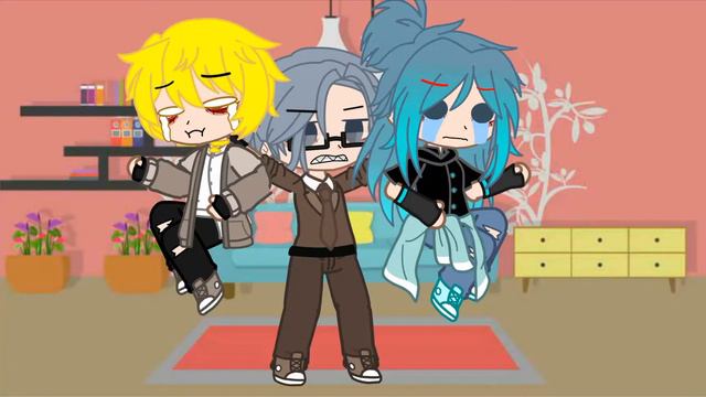 pov:Зонтик и Феликс что-то натворили, и их поймал Куро смотреть онлайн