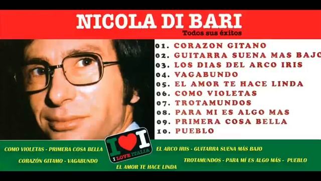 Nicola di Bari - Todos Sus Éxitos (En Español) смотреть онлайн
