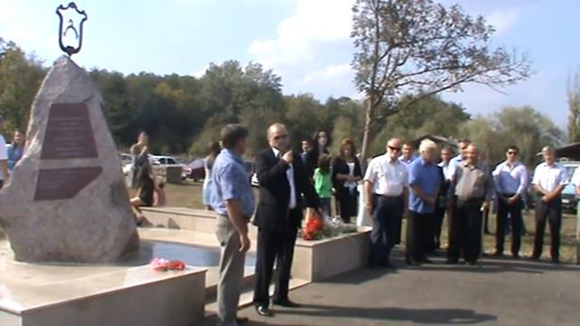 Памятный знак рода Калашаовых 2012
