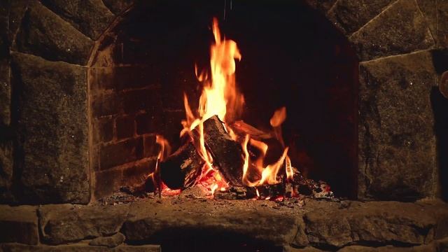Гармония домашнего очага всю ночь: уютные звуки камина для спокойного сна смотреть онлайн