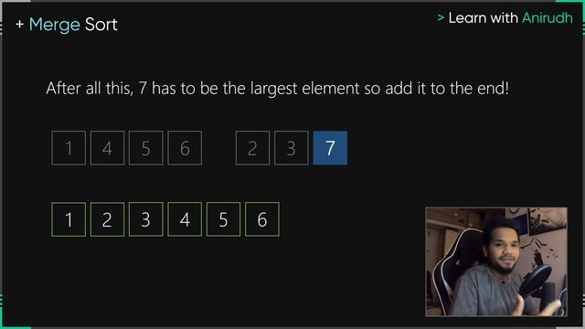 Merge Sort in Python | Data Structures Interview Question | Learn with Anirudh
