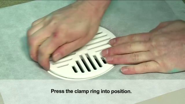 25. Kiilto Kerafiber: lattiakaivo  Floor drain