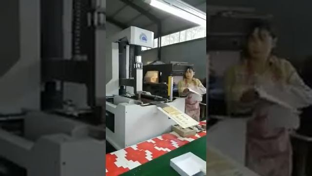 Линия, комплект из трех станков для производства обувных и прочих коробок с ламинированием(1) смотреть онлайн