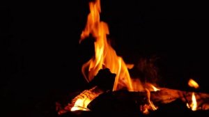 Fireplace and fire cracking with piano music 2022 HD